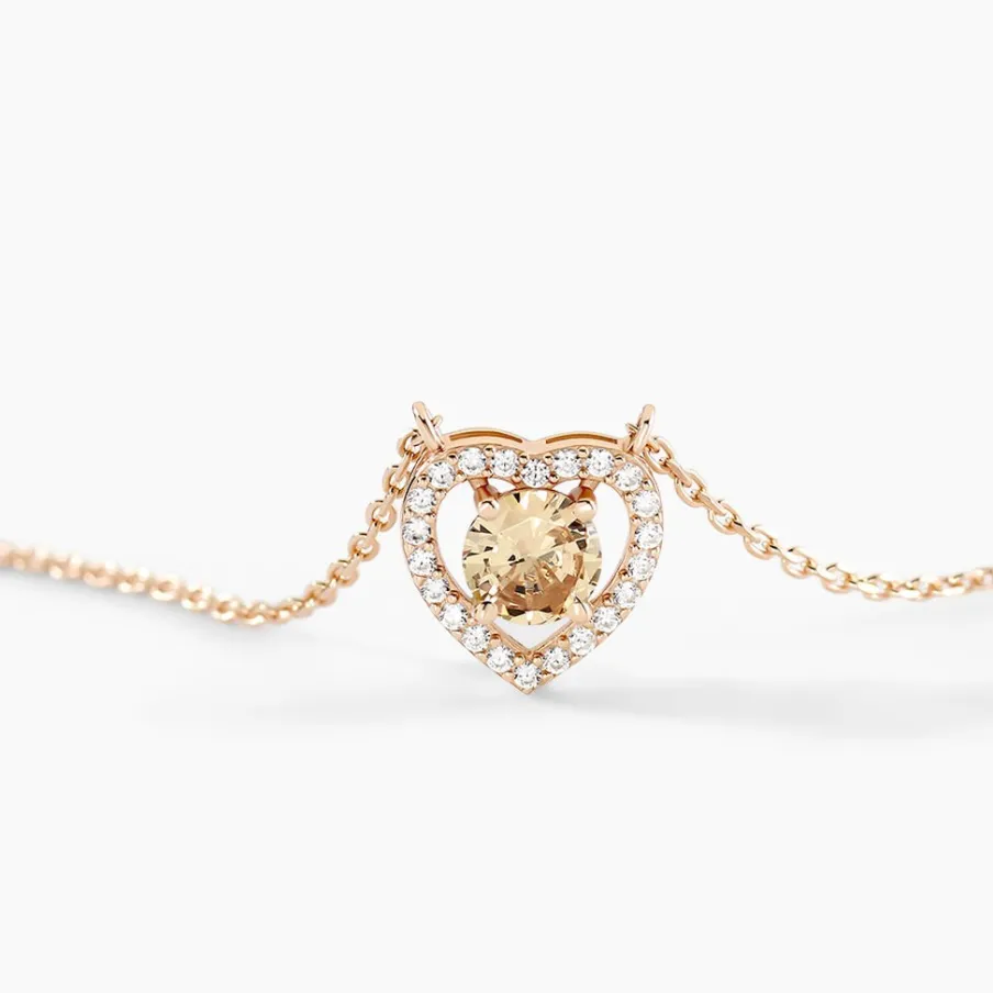 Histoire d'Or Collier Suzon Argent Rose Oxyde De Zirconium