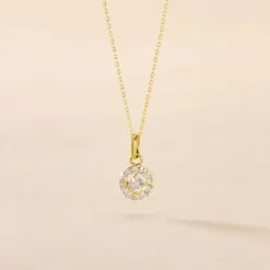 Histoire d'Or Collier Tahera Or Jaune Oxyde De Zirconium