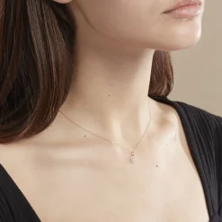 Histoire d'Or Collier Tahera Or Jaune Oxyde De Zirconium