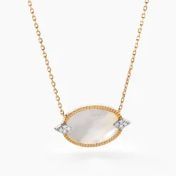 Collier Tahina Or Jaune Nacre Diamant-Histoire d'Or Online