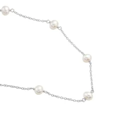 Histoire d'Or Collier Tanis Argent Perle De Culture