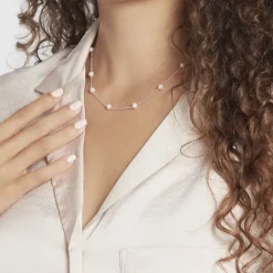 Histoire d'Or Collier Tanis Argent Perle De Culture