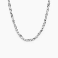 Histoire d'Or Collier Tavio Argent Blanc
