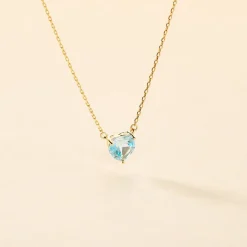 Histoire d'Or Collier Tender Love Or Jaune Topaze