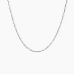 Histoire d'Or Collier Tessie Argent Blanc