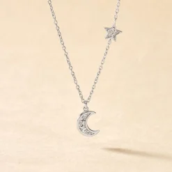 Histoire d'Or Collier Theoline Argent Blanc Oxyde De Zirconium