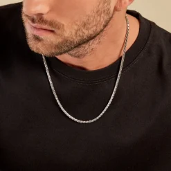 Histoire d'Or Collier Thies Acier Blanc