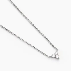 Histoire d'Or Collier Thylane Argent Blanc Oxyde De Zirconium