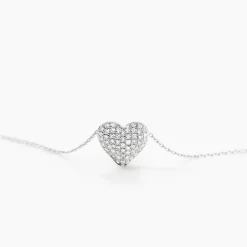 Histoire d'Or Collier Ti Amo Or Blanc Diamant