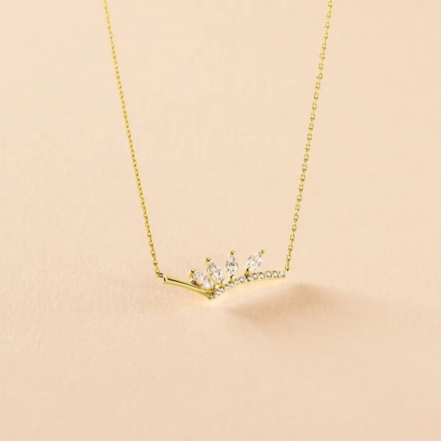 Histoire d'Or Collier Tiara De Zirconium