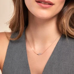 Collier Tiara Or Jaune Topaze Oxyde De Zirconium-Histoire d'Or Best