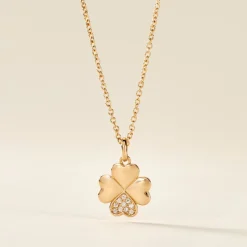 Histoire d'Or Collier Timotha Plaqué Or Jaune Oxyde De Zirconium