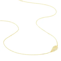 Histoire d'Or Collier Tourkia Or Jaune Oxyde De Zirconium