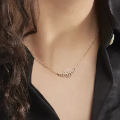 Histoire d'Or Collier Tourkia Or Jaune Oxyde De Zirconium