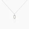 Histoire d'Or Collier Tracee Argent Blanc Oxyde De Zirconium