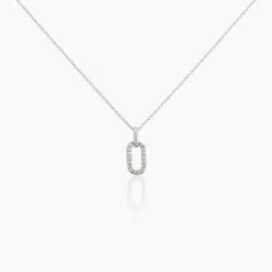 Histoire d'Or Collier Tracee Argent Blanc Oxyde De Zirconium