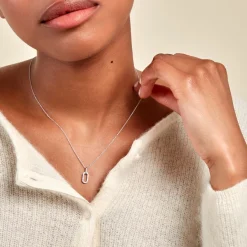 Histoire d'Or Collier Tracee Argent Blanc Oxyde De Zirconium