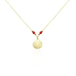 Histoire d'Or Collier Under The Sea Or Jaune Corail