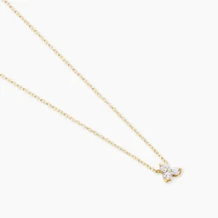 Histoire d'Or Collier Usoa Or Jaune Diamant Synthétique