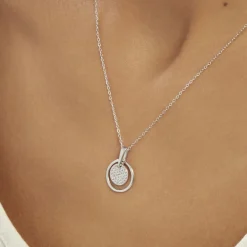 Histoire d'Or Collier Valerie Argent Blanc Oxyde De Zirconium