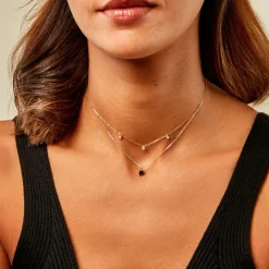 Histoire d'Or Collier Vasilisa Or Jaune Topaze Oxyde De Zirconium