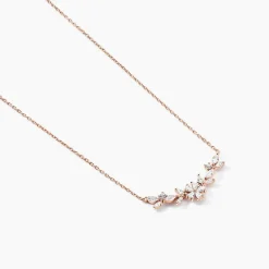Histoire d'Or Collier Wanda Argent Rose Oxyde De Zirconium