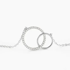 Histoire d'Or Collier Yalaz Argent Blanc Oxyde De Zirconium