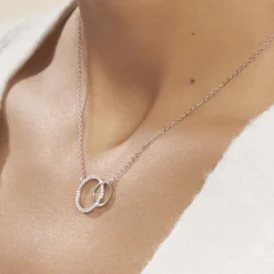 Histoire d'Or Collier Yalaz Argent Blanc Oxyde De Zirconium