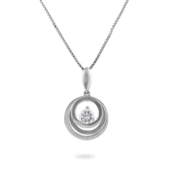 Histoire d'Or Collier Yoheved Argent Blanc Oxyde De Zirconium