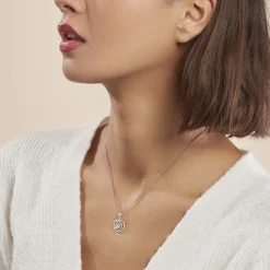 Histoire d'Or Collier Yoheved Argent Blanc Oxyde De Zirconium