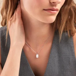 Histoire d'Or Collier Youna Argent Blanc Oxyde De Zirconium