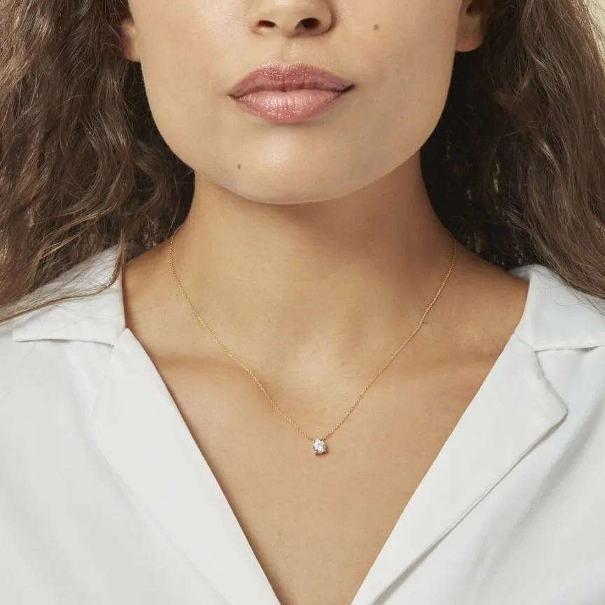 Collier Zilda De Zirconium-Histoire d'Or New