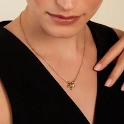 Histoire d'Or Collier Zinnia Plaqué Or Jaune