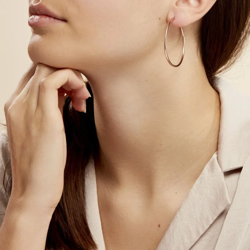 Creoles Argent Rose Olympia-Histoire d'Or New