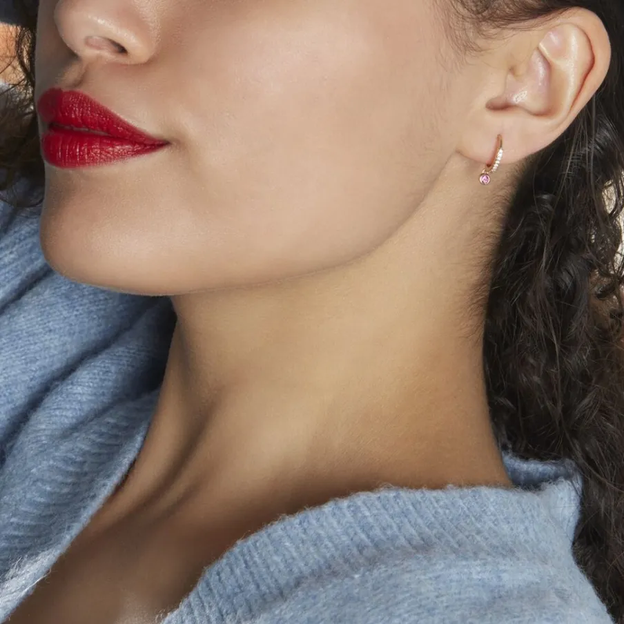 Histoire d'Or Creoles Dili Plaqué Or Pierres