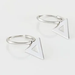 Histoire d'Or Creoles Elvyn Argent Blanc