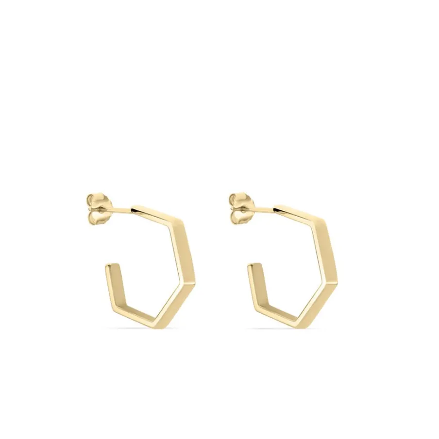 Histoire d'Or Creoles Plaqué Or Tamra