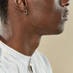 Histoire d'Or Créole Unitaire Ian Argent Blanc