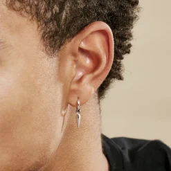 Histoire d'Or Créole Unitaire Lari Argent Blanc