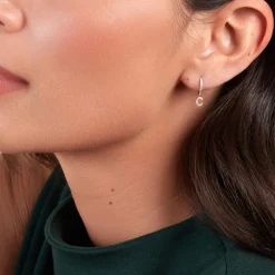 Histoire d'Or Créole Unitaire Léria Or Jaune Oxydes De Zirconium