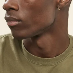 Histoire d'Or Créole Unitaire Wadim Plaqué Or Jaune