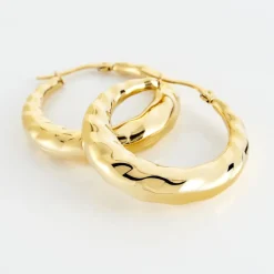 Histoire d'Or Créoles Acier Doré Ibbie