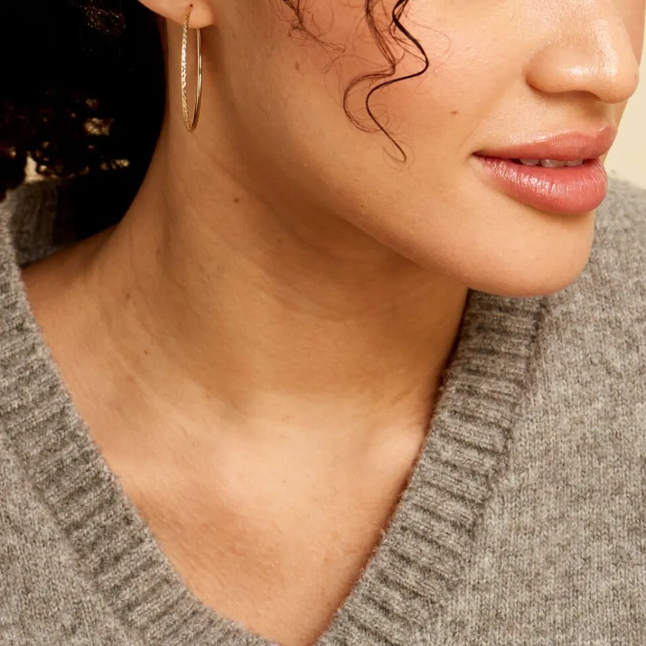 Histoire d'Or Créoles Aglavie Flexibles Or Jaune