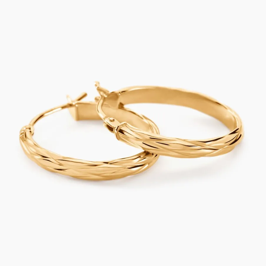 Histoire d'Or Créoles Ananas Or Jaune