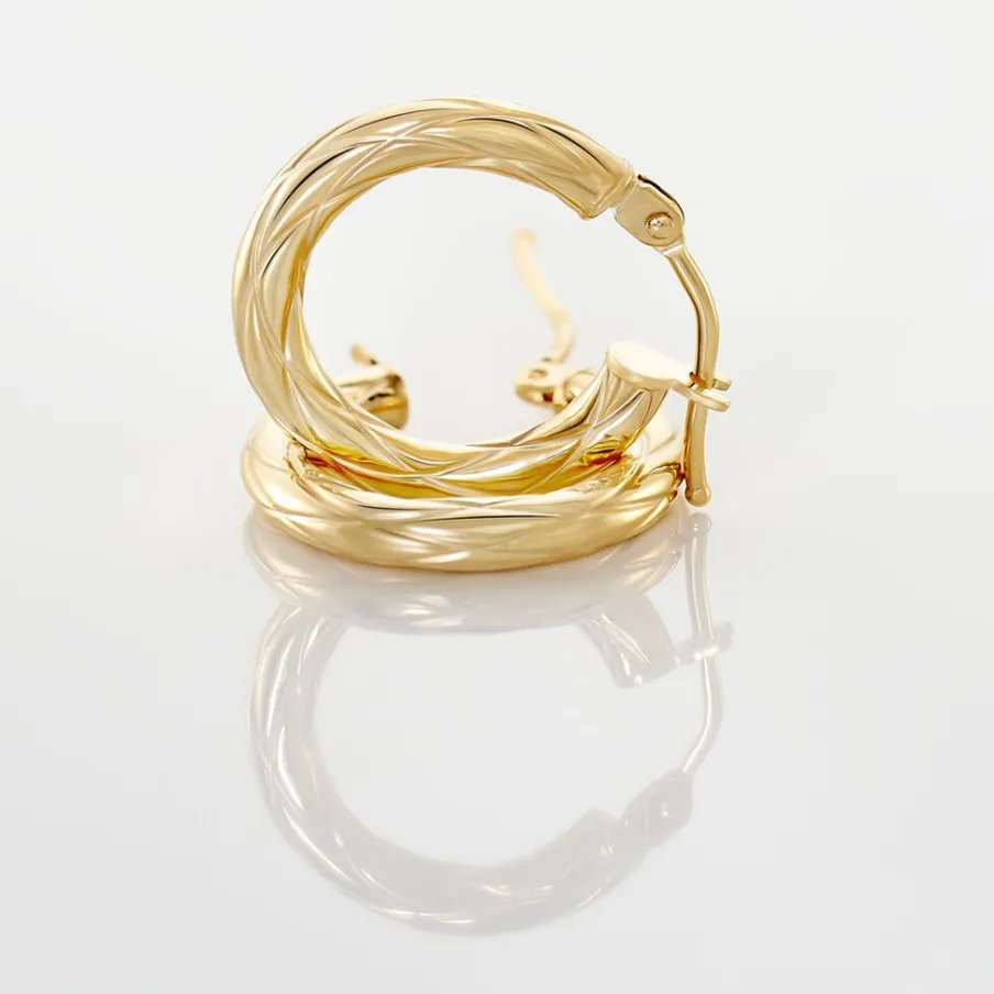 Histoire d'Or Créoles Anantha Or Jaune