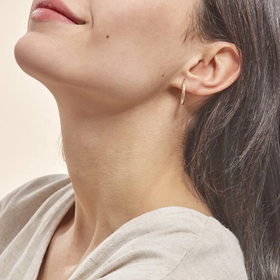 Histoire d'Or Créoles Anantha Or Jaune