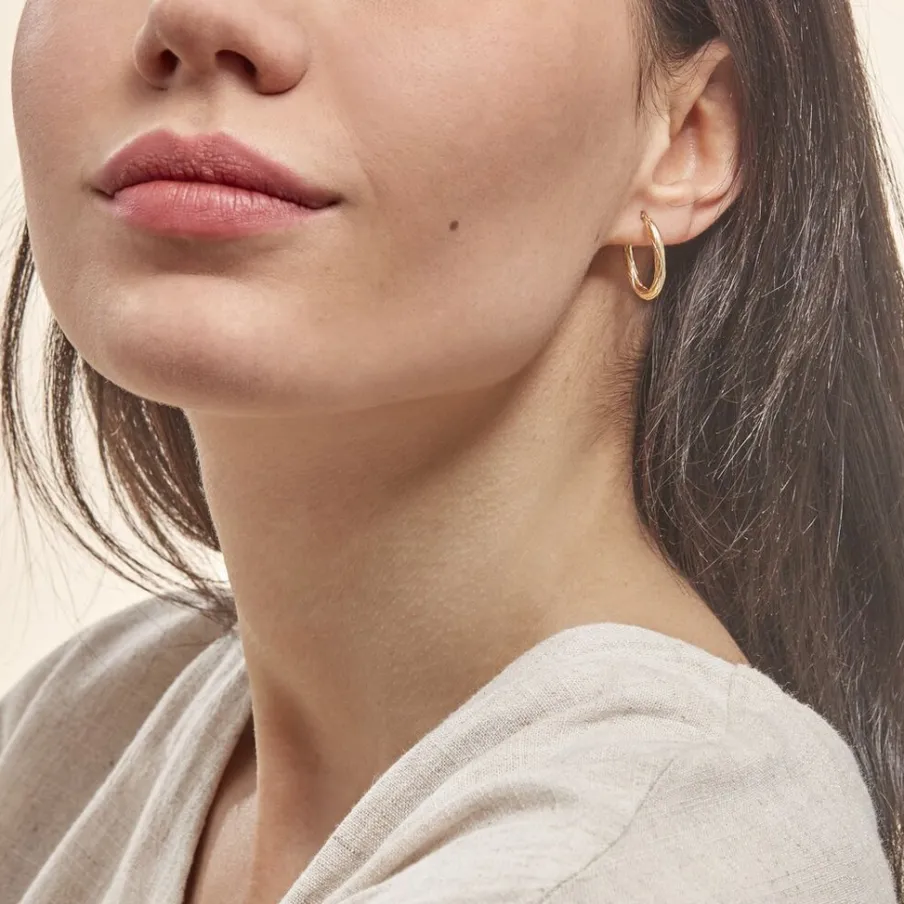 Histoire d'Or Créoles Anantha Or Jaune