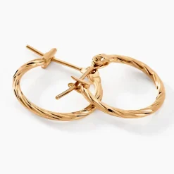 Histoire d'Or Créoles Anusha Plaqué Or Doré