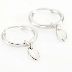 Histoire d'Or Créoles Argent Blanc Shelia