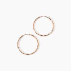 Histoire d'Or Créoles Argent Rose Olympia